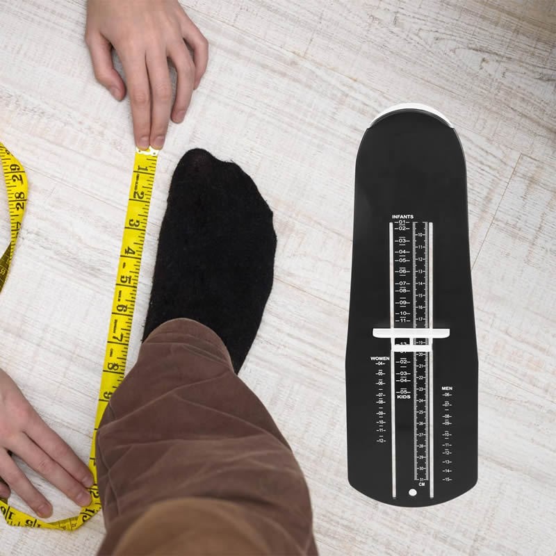 US Shoe Size Foot Measuring Gauge for Adults & Kids, Home Foot Measurement Tool