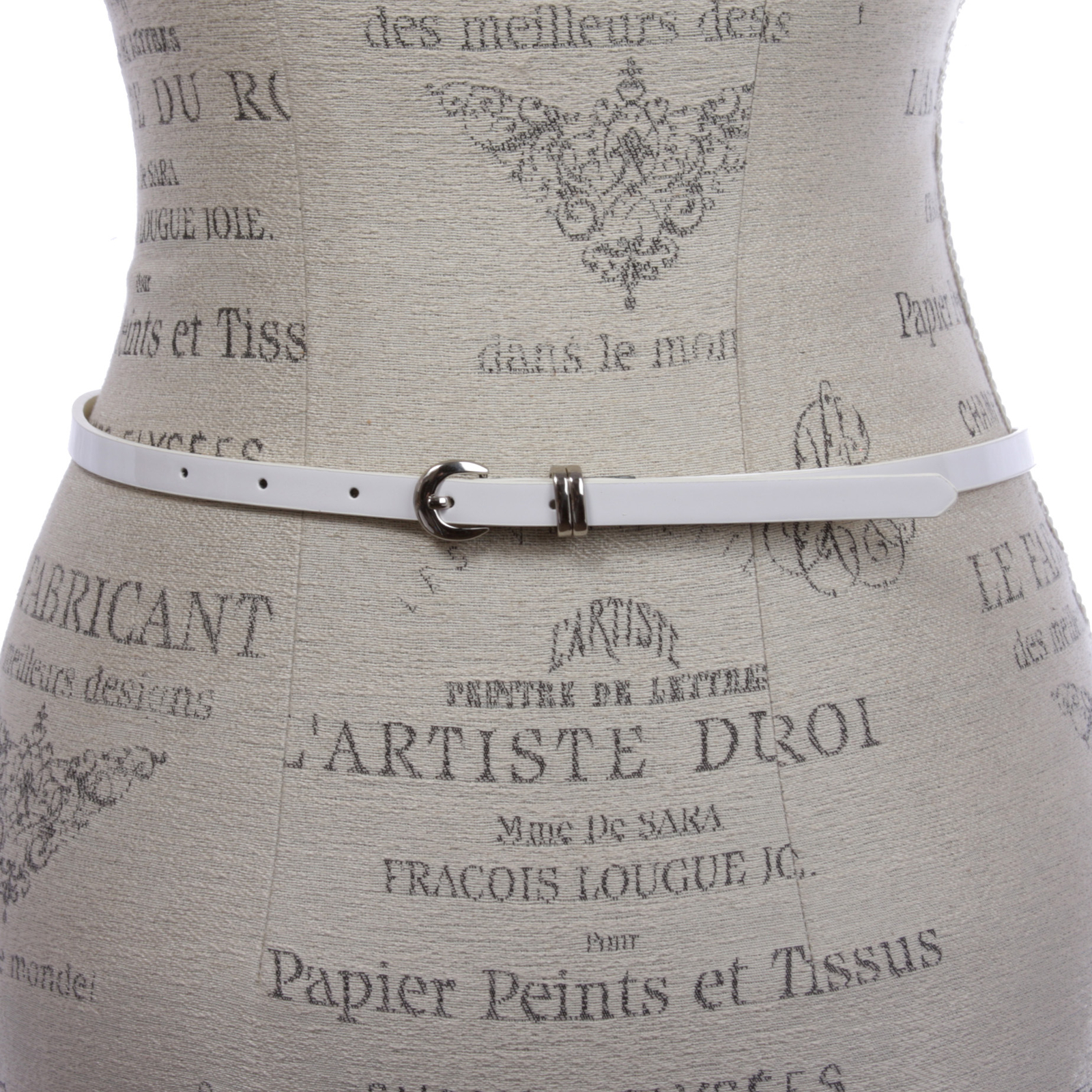 1/2″ inch Patent Leather Skinny Belt