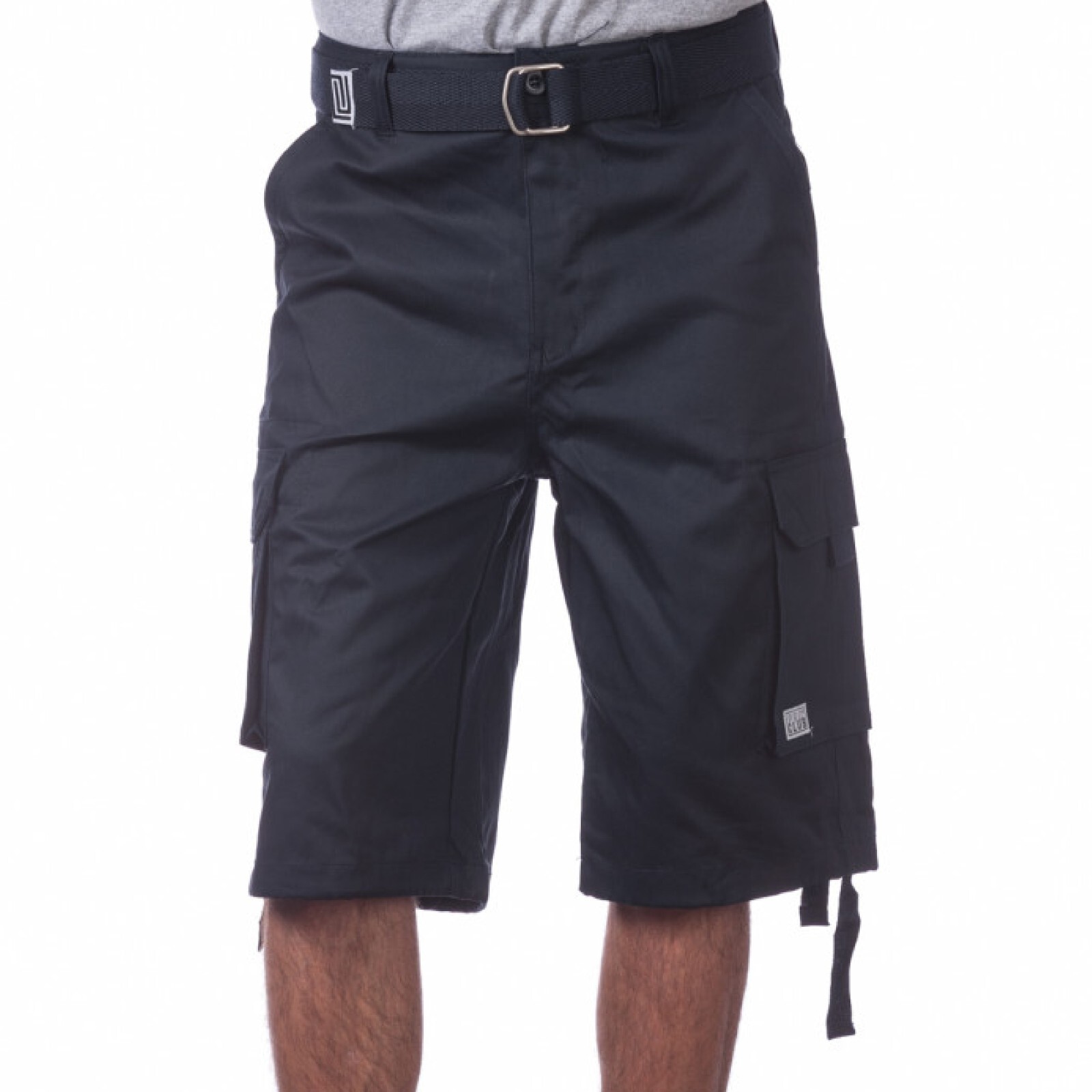 PROCLUB MENS HEAVYWEIGHT TWILL CARGO SHORTS PRO CLUB 6 POCKETS SHORTS (S-5XL)