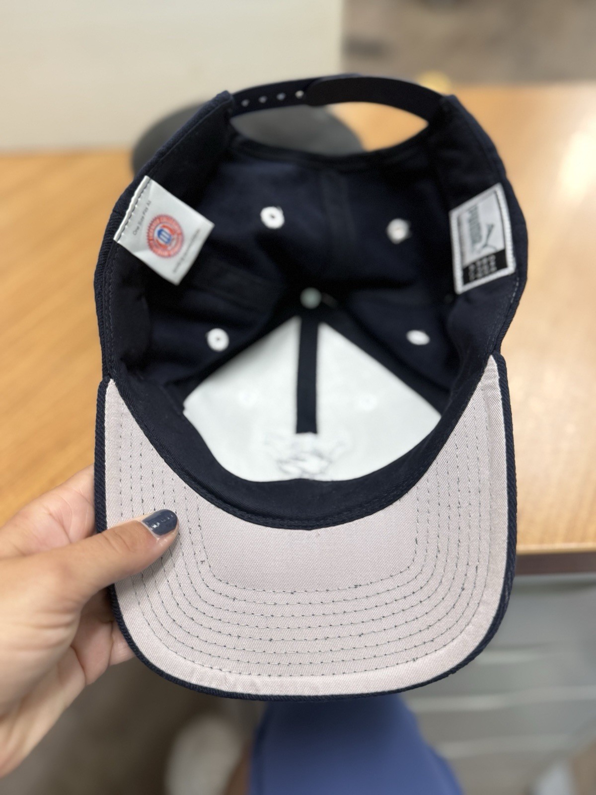 Vintage 90s Yale University Bulldogs Snapback hat The “Y” Wool Acrylic
