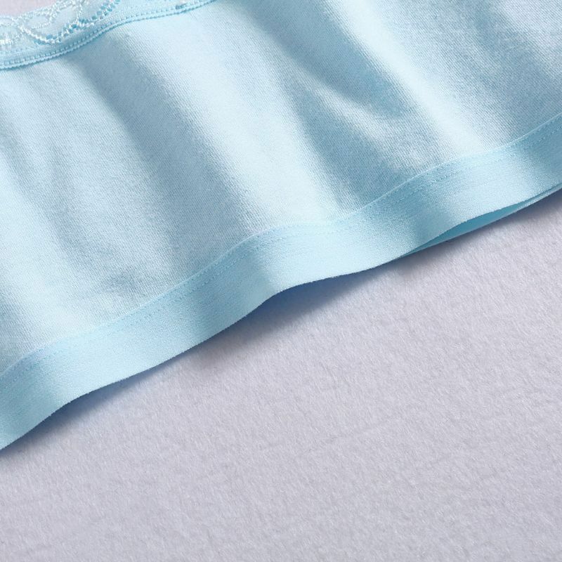 Cotton Bra Girls Training Lace Young Kids Vest Teenage Underwear 8-14Year 4Pcs