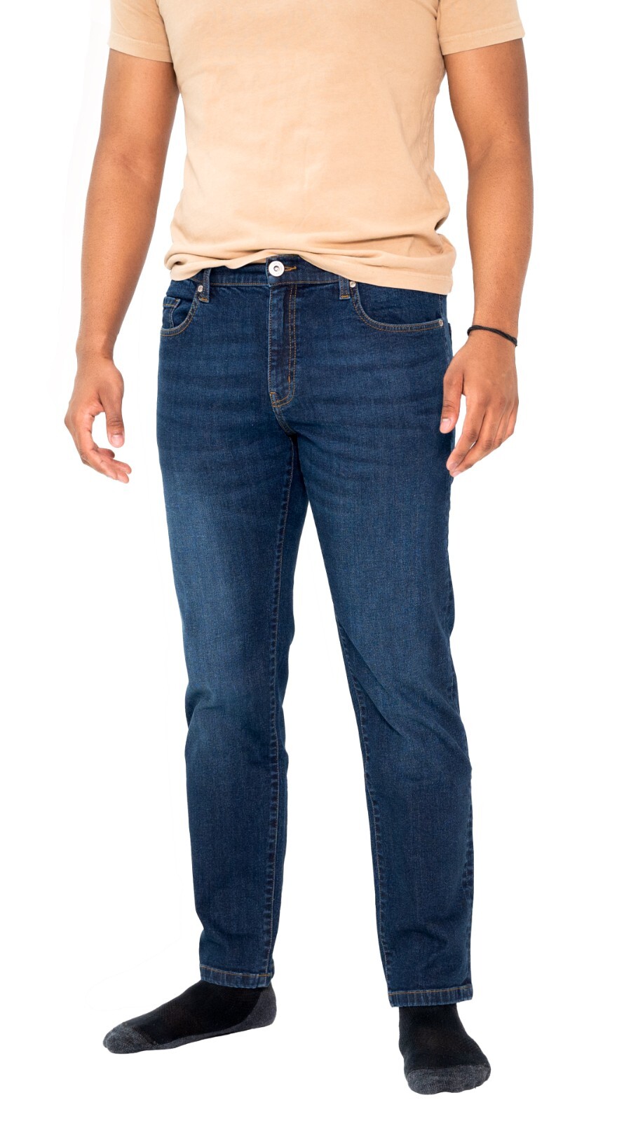 Alamo Stretch Slim Fit Jeans for Men – Classic Denim Men’s Jeans with 5 Pockets
