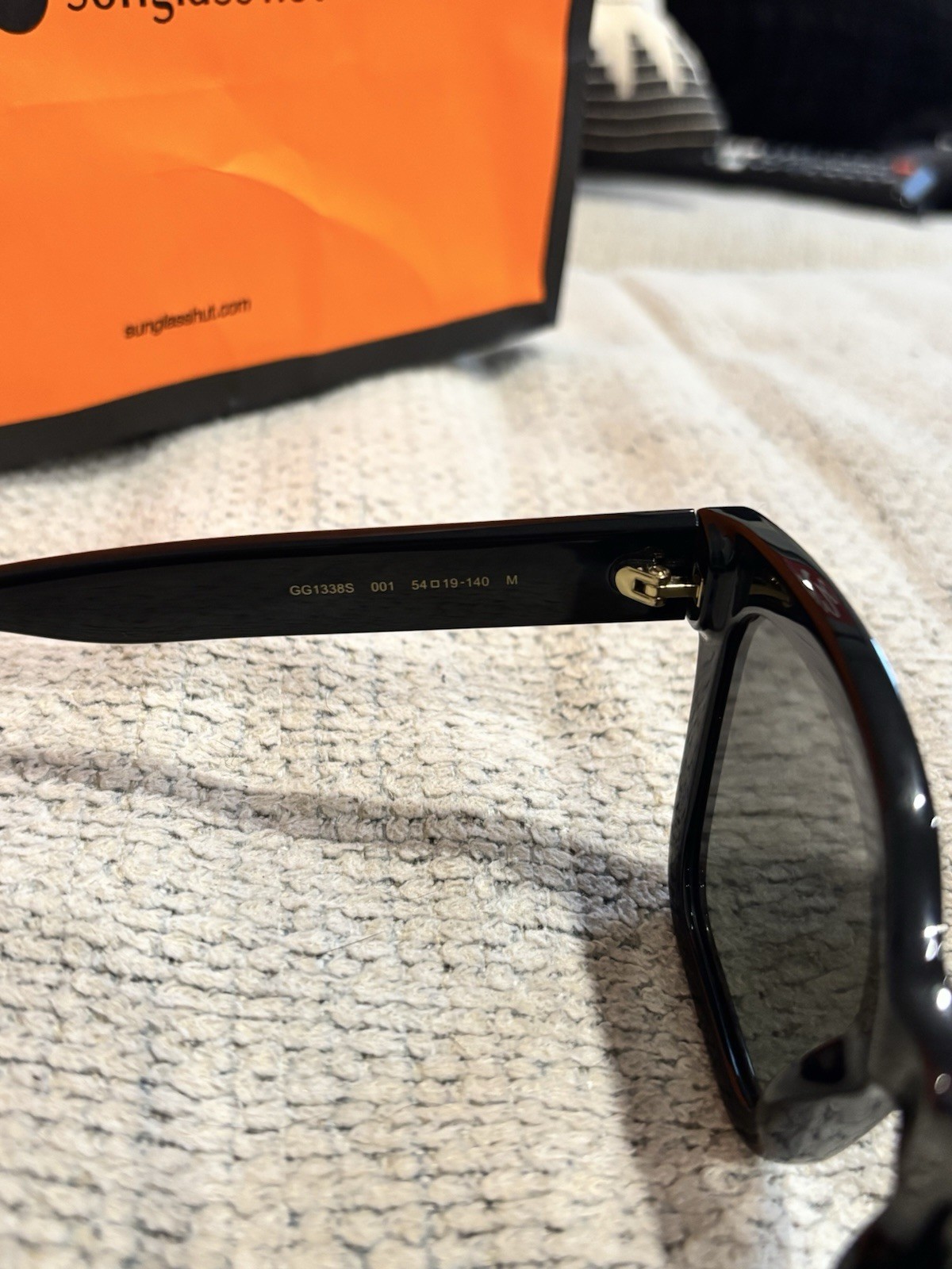 Gucci Sunglasses GG1338S Black BRAND NEW W receipt