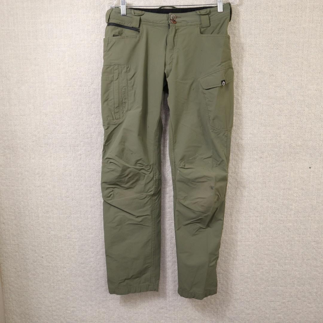 Truewerk T1 Werkpant Cargo Pants Mens 30×32 Green Stretch Outdoor Workwear