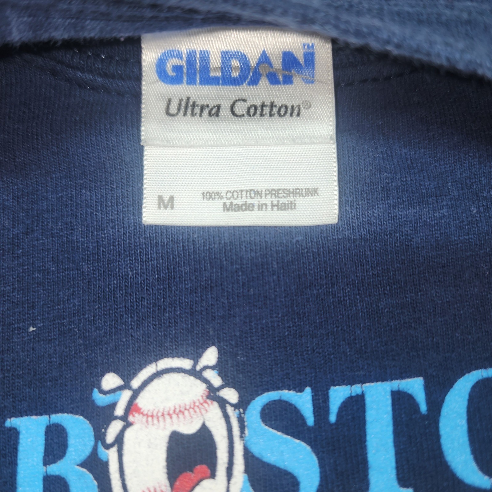 Gildan Smack Apparel T-Shirt Mens Medium Navy Blue Good 2008 League Champions