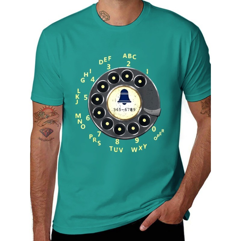 Vintage Retro Rotary Dial Telephone T-Shirt