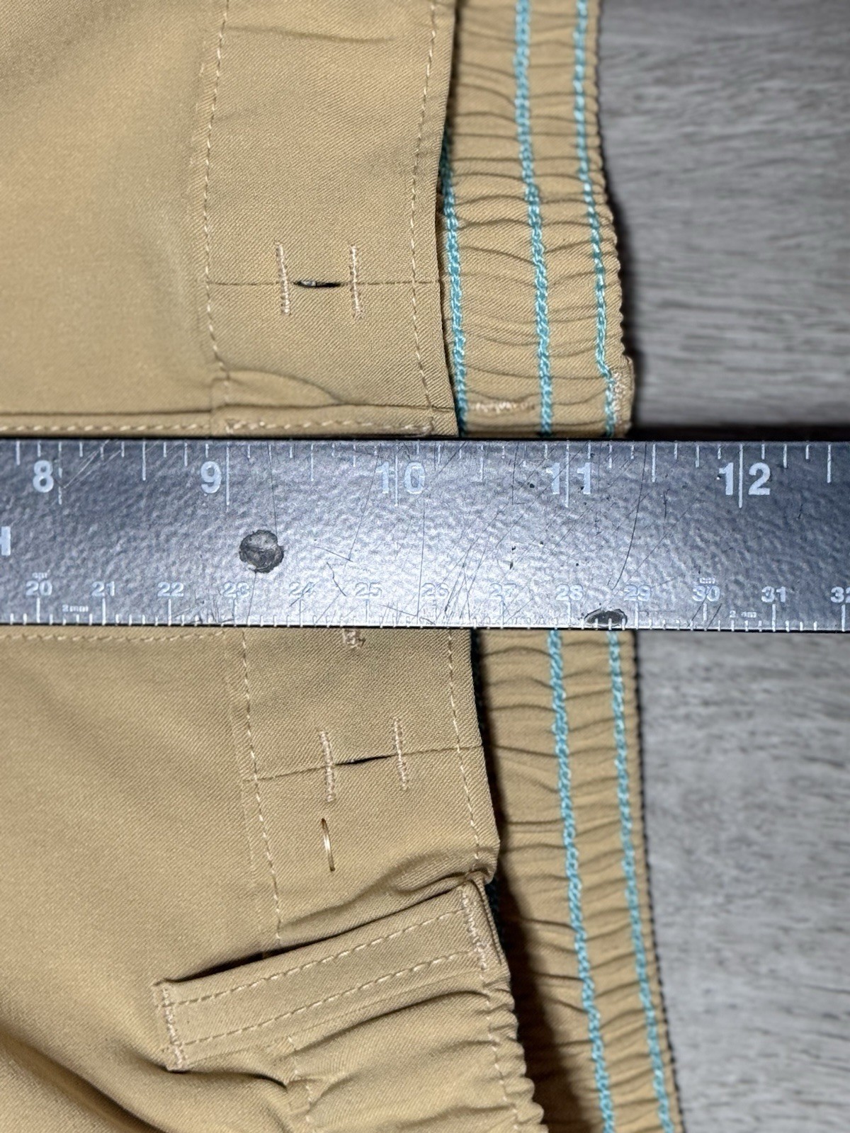 Chubbies Everywhere Performance Pants Men’s S Khaki Drawstrings Stretch Chino