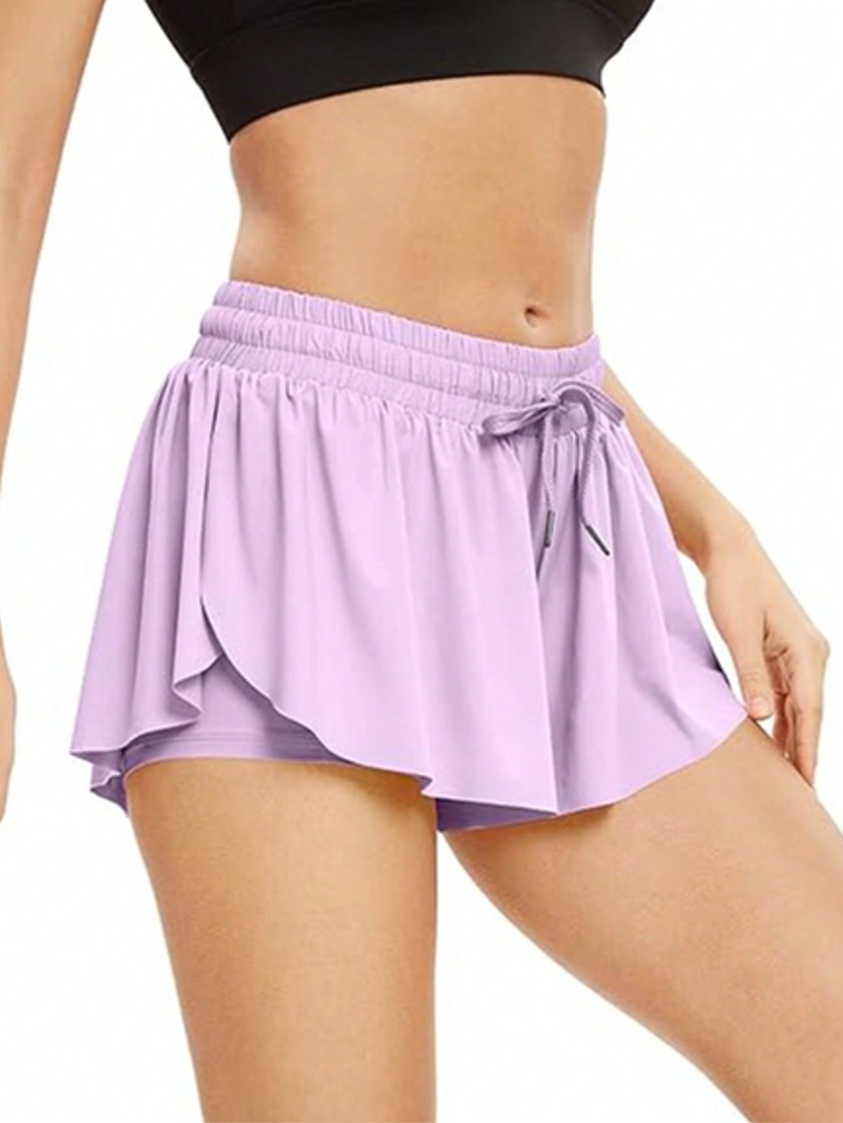 “SALE” Flowy Butterfly High Waisted Athletic Shorts For Women Yoga Gym Tennis