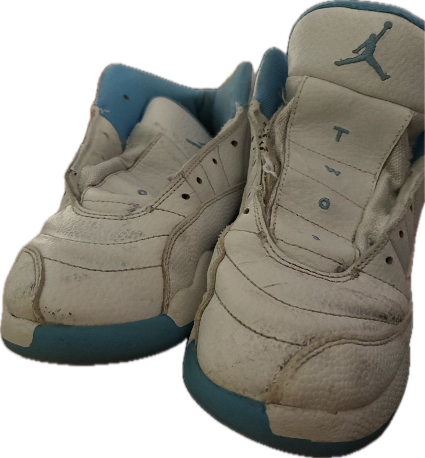 Air Jordan 12 Mid-Top Sneakers Youth Pre-Owned Autographed by Carmelo Anthony