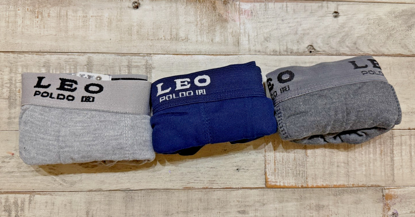 LEO POLDO Men’s 3 Pack Performance Boxer Briefs Climalite Moisture Wicking