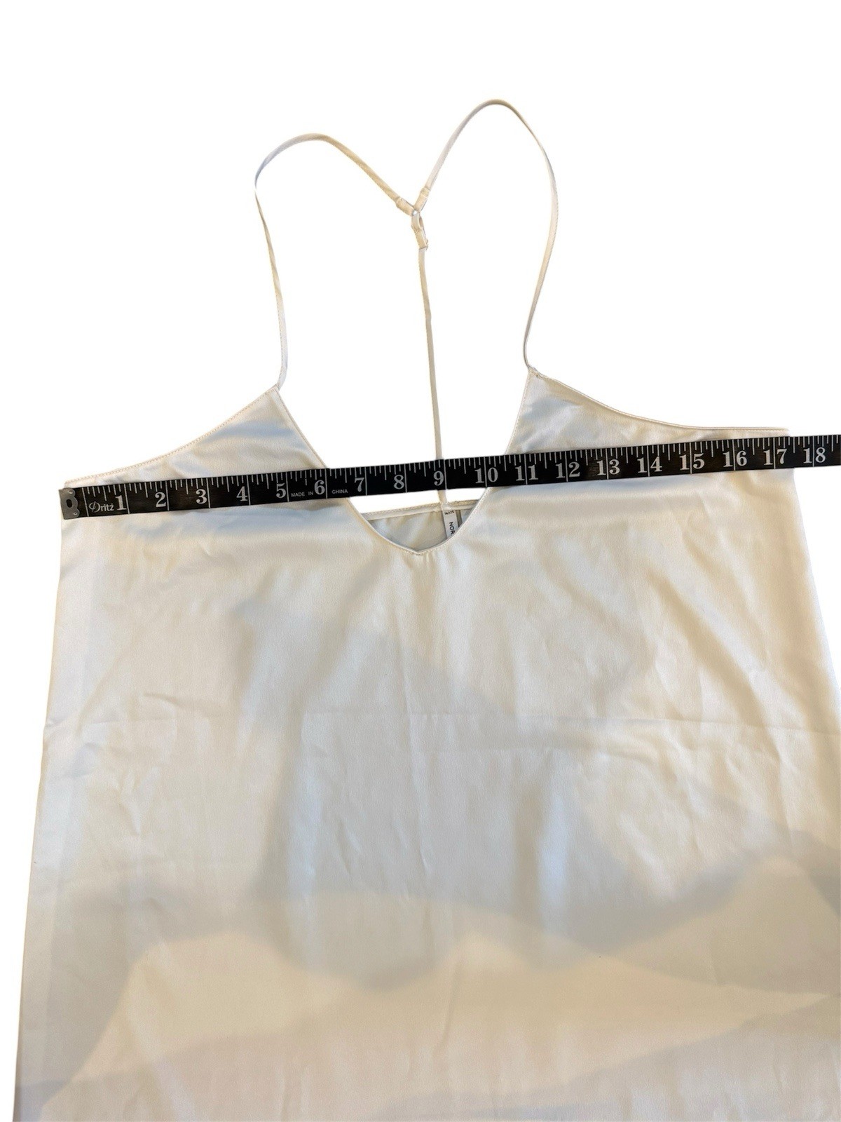 Nordstrom Ivory Sexy Romantic Evening Slip Nightgown Sleep Maxi Dress M
