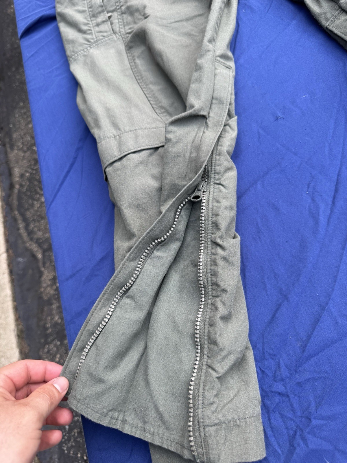 Massif 2 piece flight suit trousers ranger Green Military Workwear 36W LS