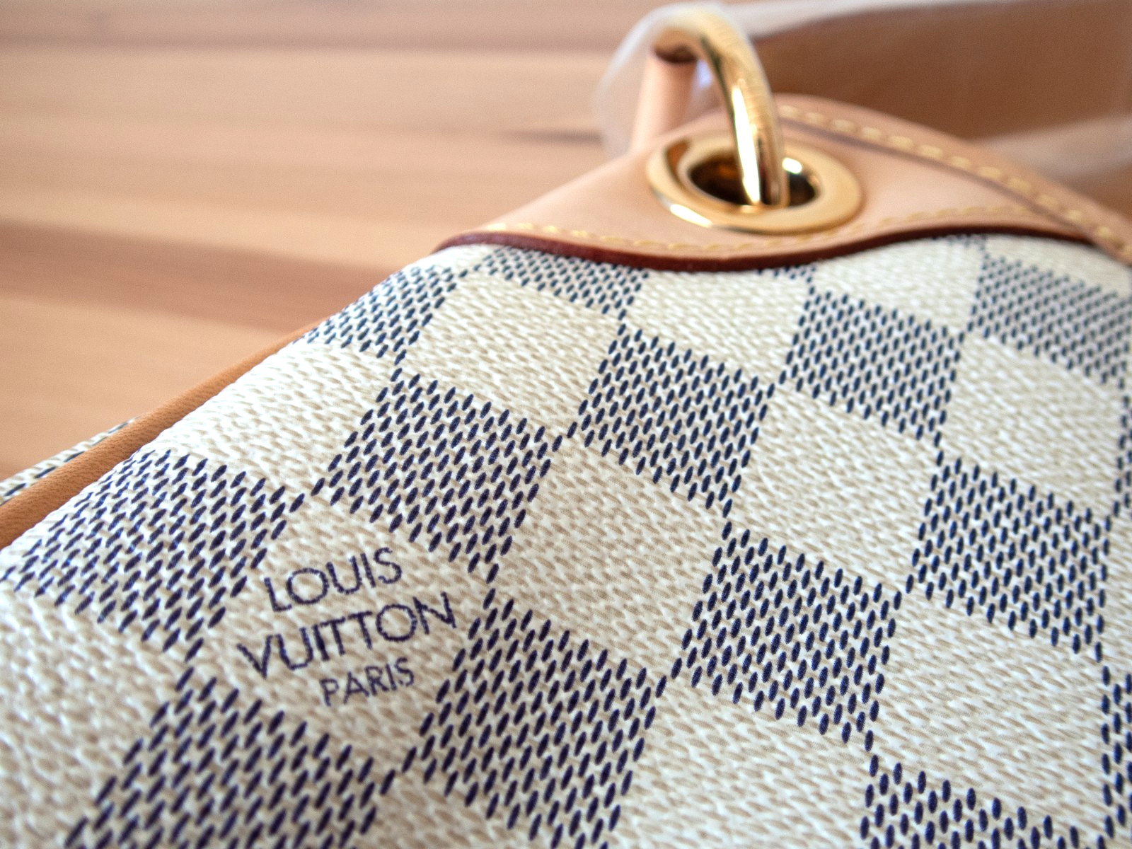 Louis Vuitton Galliera PM Damier Azur Shoulder Bag NEW Unused w/ Dust Bag