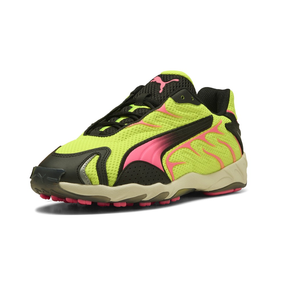 PUMA Inhale Lace Up Mens Yellow Sneakers Casual Shoes 40156005