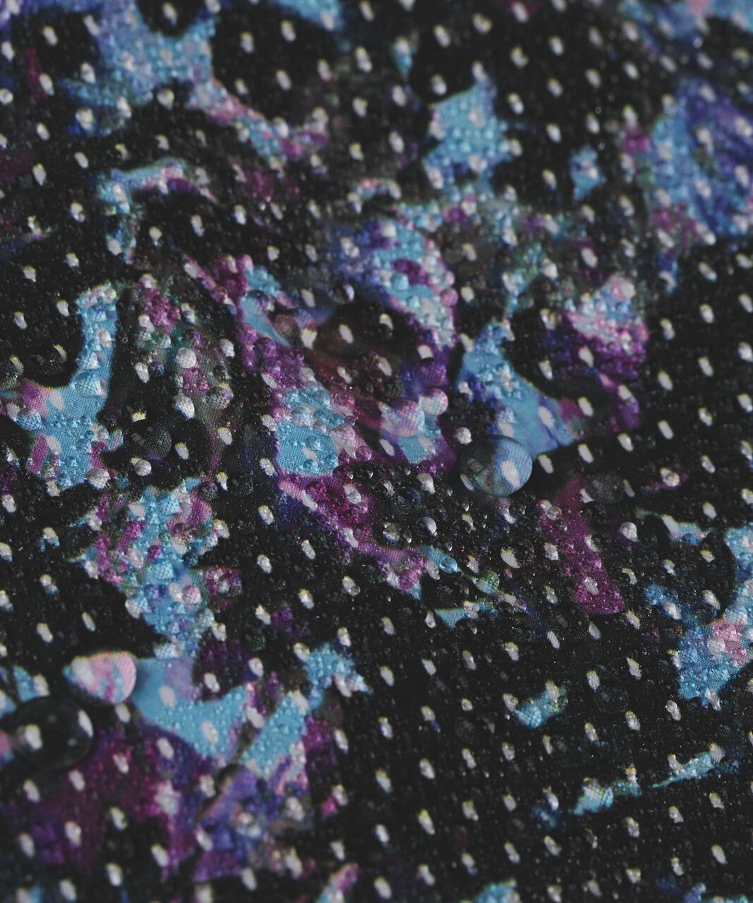 Lululemon 8 Back Pack It Wind Jacket Floral Sport Tranquil Blue Multi W4H45S