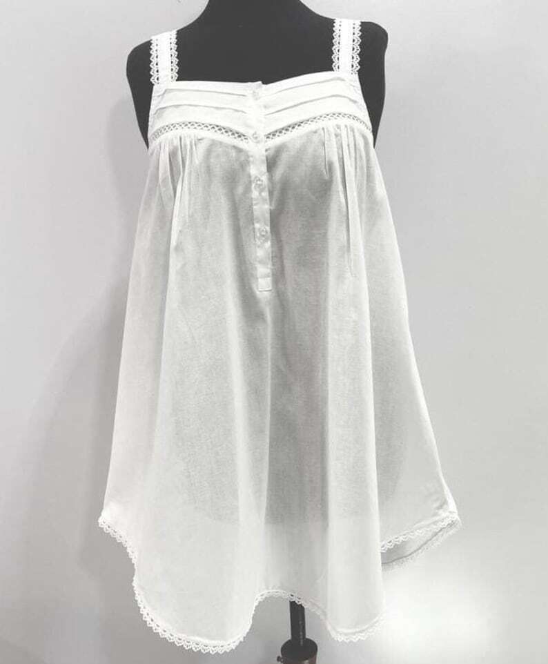 SoieRose 100% Cotton Victorian Nightgown – SR-1001