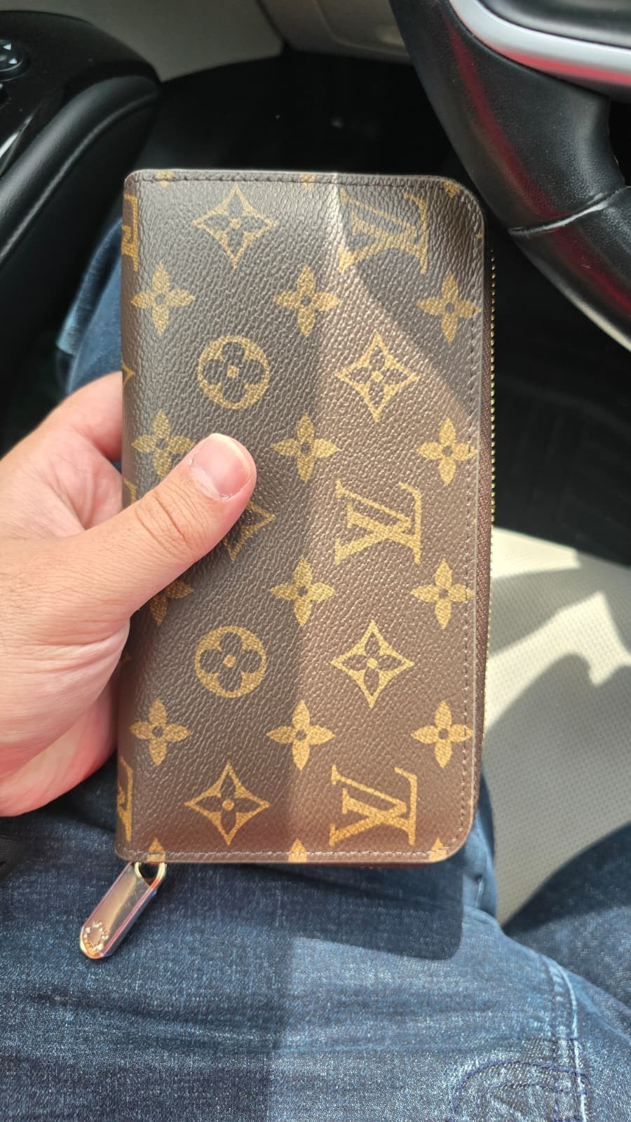 Louis Vuitton Monogram Zippy Zip Wallet Brown Long Wallet USA