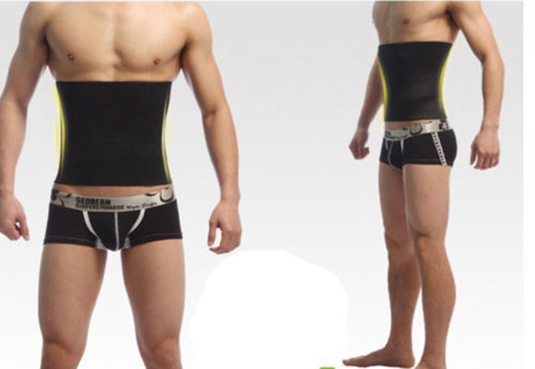Men Abdomen Control Belt Band Tummy Control Compression Slimming Body Shaper
