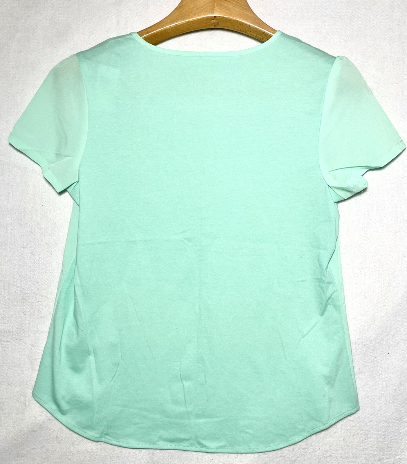Women’s Blouse Van Heusen, Short Sleeves Top Mint Green, Blue, Cantaloupe NWT