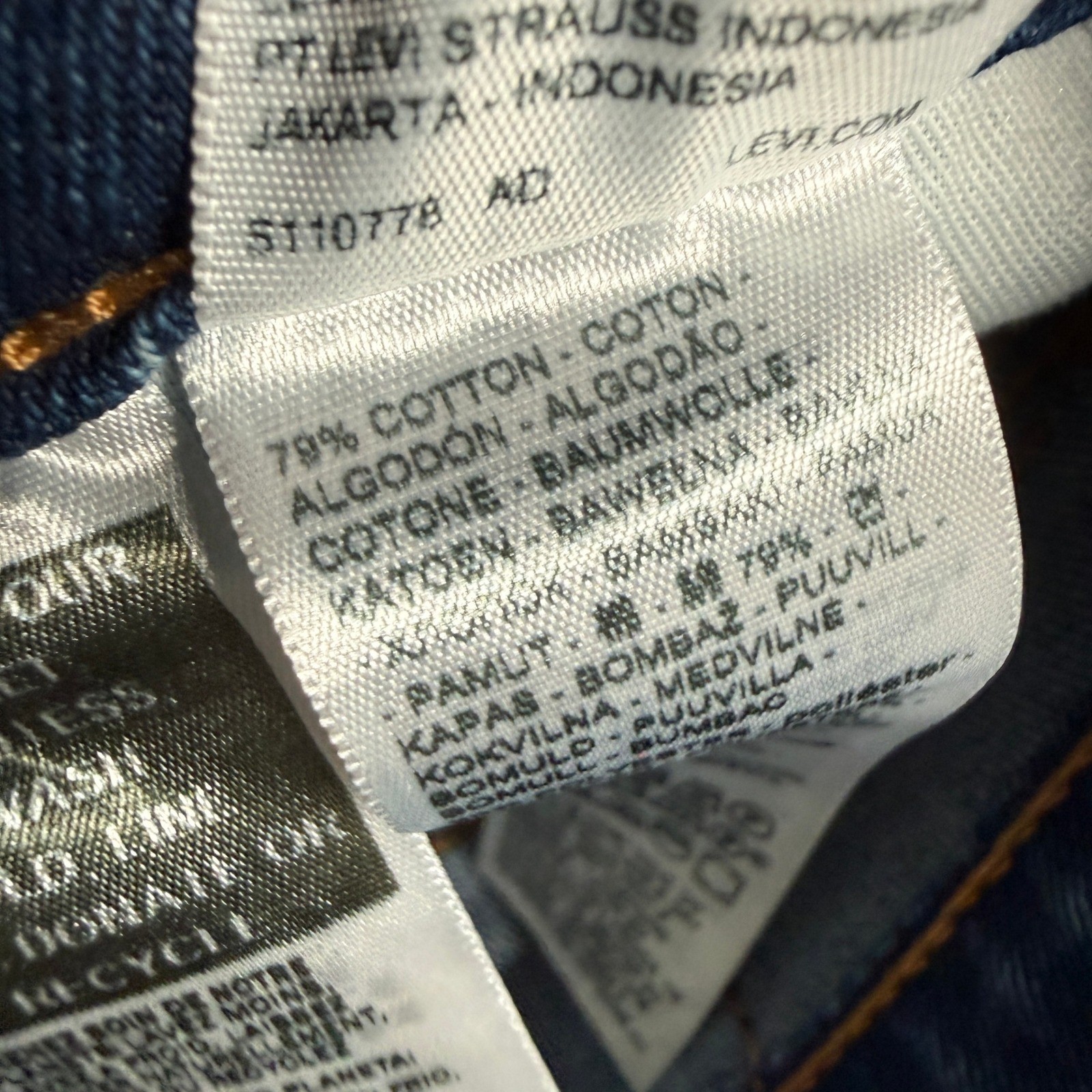 Levi’s 511 Slim Jeans Mens 30×32 Blue All Seasons Tech Stretch 045115425
