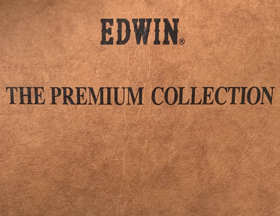 Edwin ED-80 Slim Tapered Nihon Menpu Japan Selvage (shrink to fit) Raw W32 L34