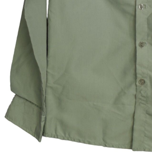 BYC Homme Size S Mens Green Long Sleeve Button-Up Shirt