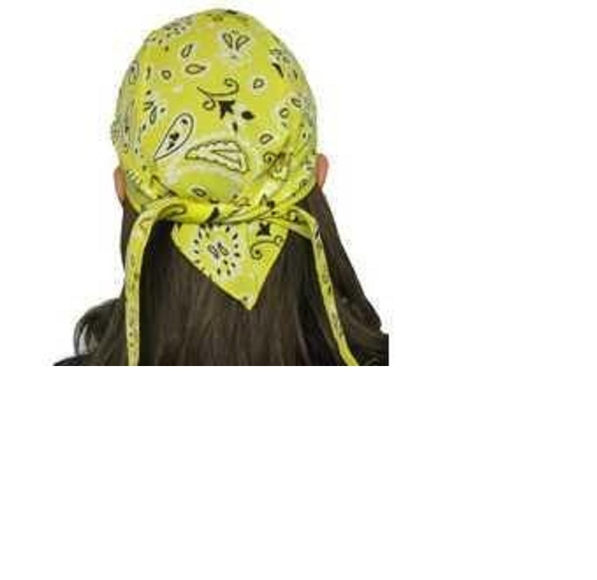 PAISLEY DOO RAG FITTED COTTON BANDANA TIES Do Du Hav A Danna Tie Skull Cap Back