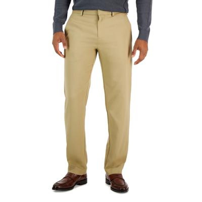 Perry Ellis Portfolio Men’s Modern-Fit Twill Pants – Elmwood 30×30 $95