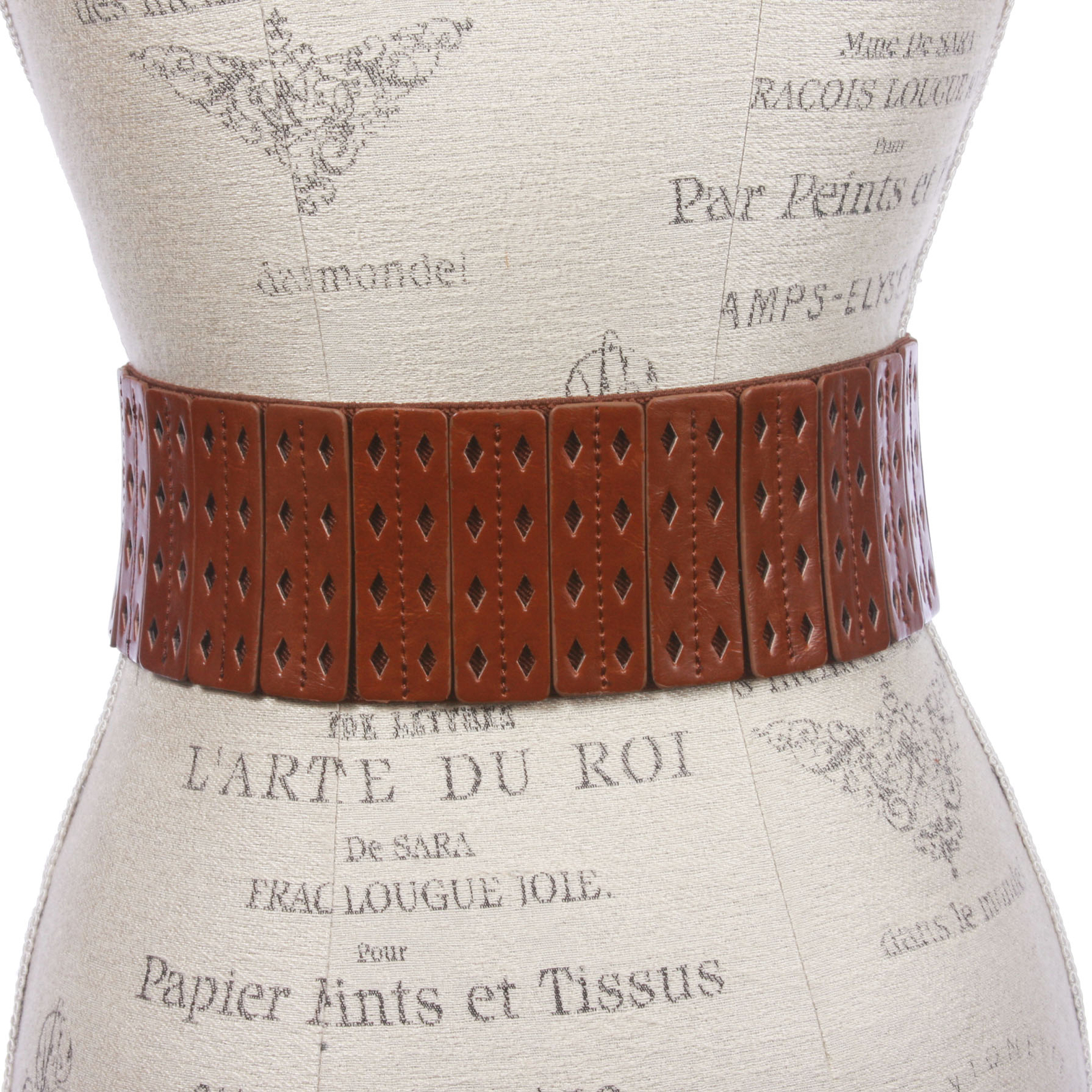 Women’s 3″ Wide High Waist Fashion Stretch Belt