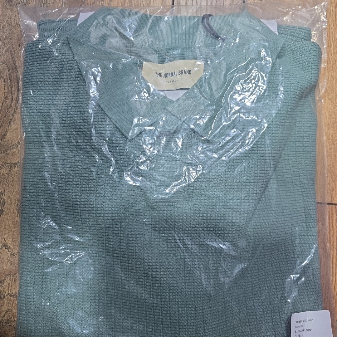 Normal Brand Breezeknit Polo Juniper Men’s Size Large