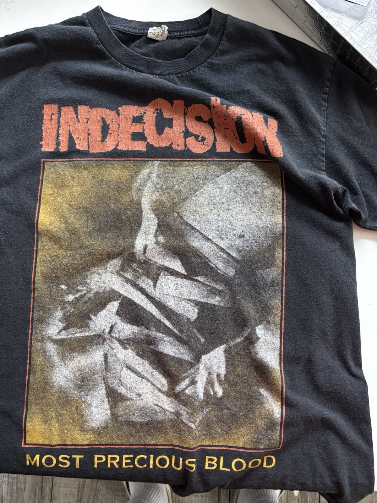 Vintage Indecision Most Precious Blood Shirt Size L Nyhc Hardcore Band