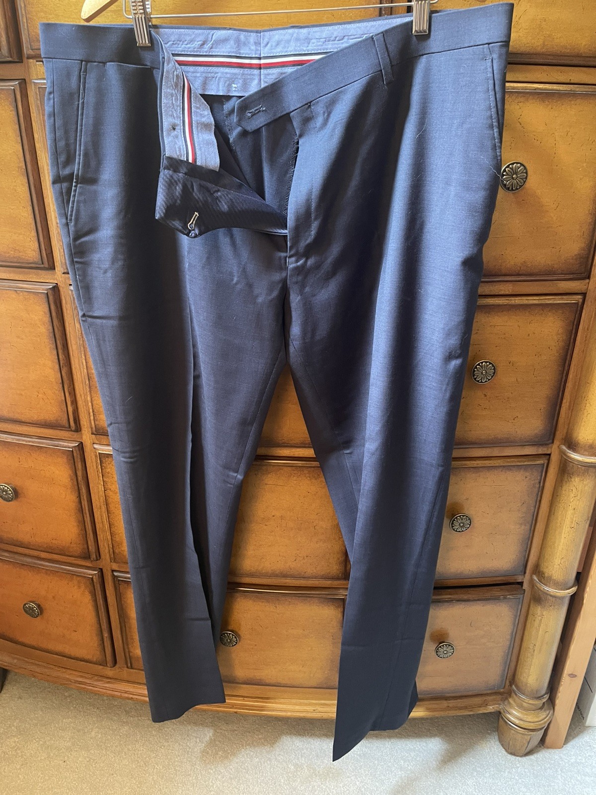 Tommy Hilfiger Men’s Straight Fit Pants 42×32