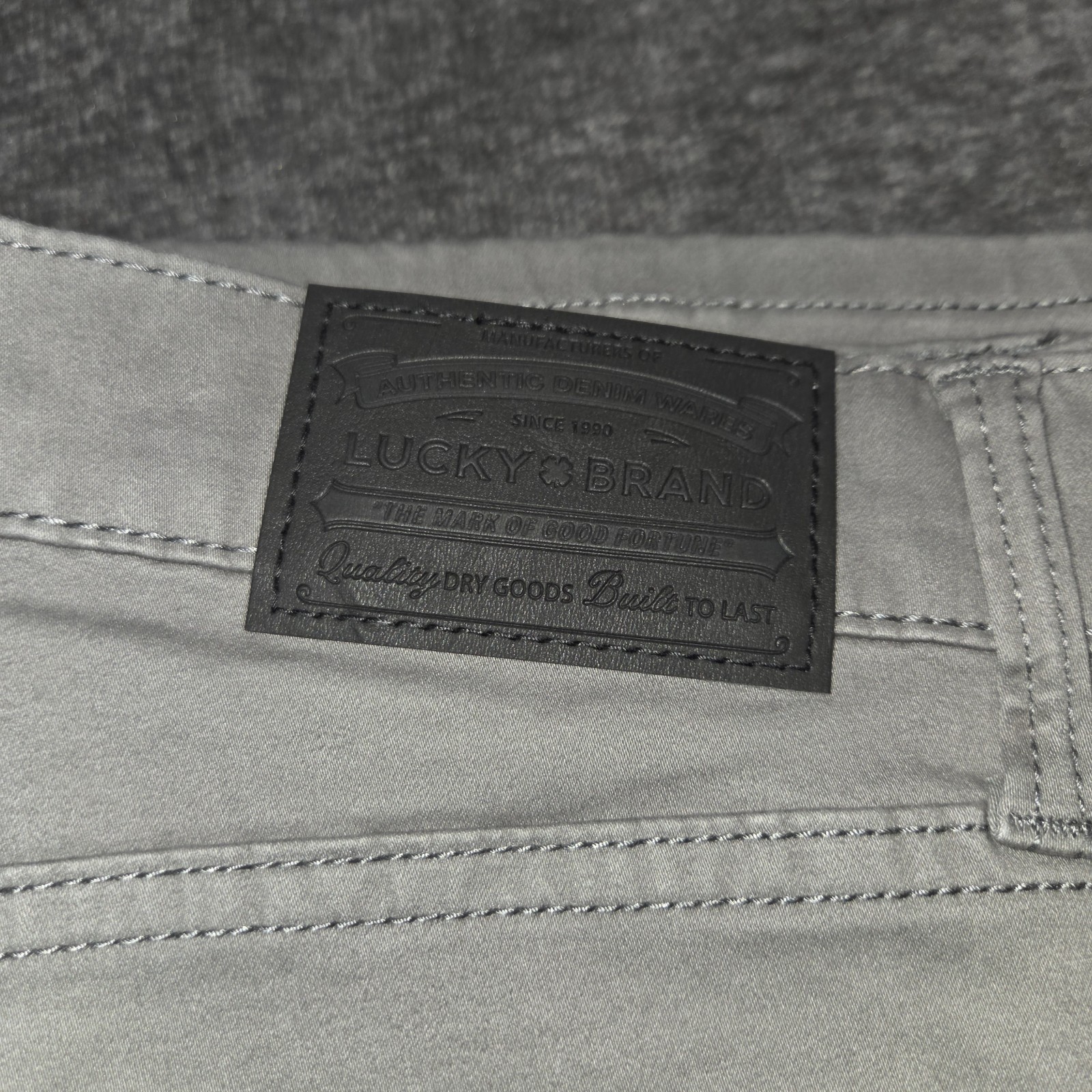 LUCKY BRAND PANTS JEANS 223 Straight Stretch Gray Mens Size 33×30 – $99 NEW