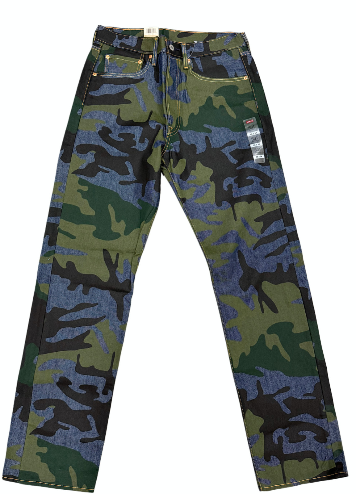 Levi’s Men’s 501 Original Shrink to Fit Camo Men’s Jeans 005012884