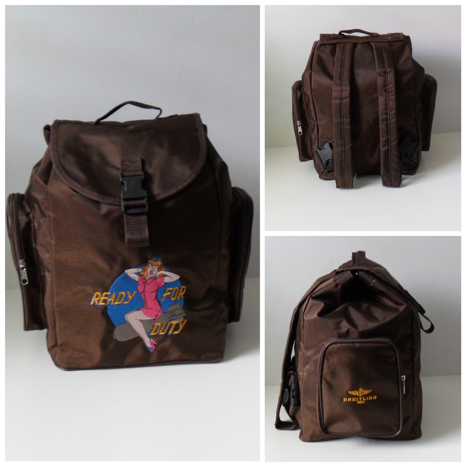 BREITLING Backpack – 1050 Ballistic Polymide Nylon – “Ready For Duty” Brand New
