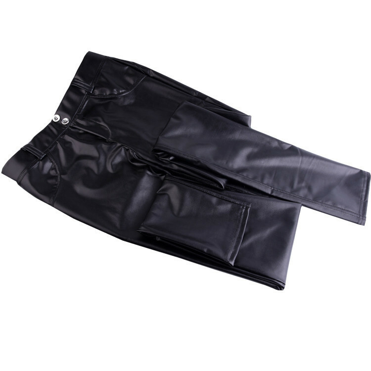 ON SALE!! Women Faux PU Leather Leggings Butt Lift Skinny Pants Trousers Stretch