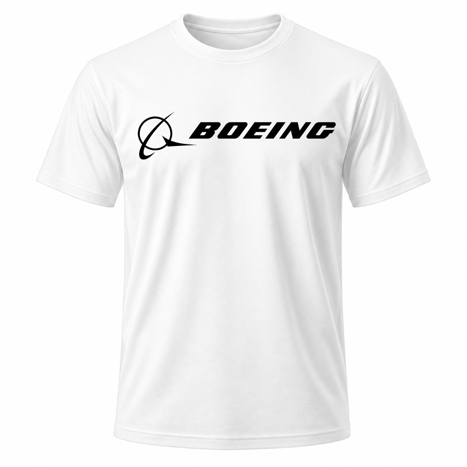 Boeing Logo Men’s White Graphic T Shirt Freeships