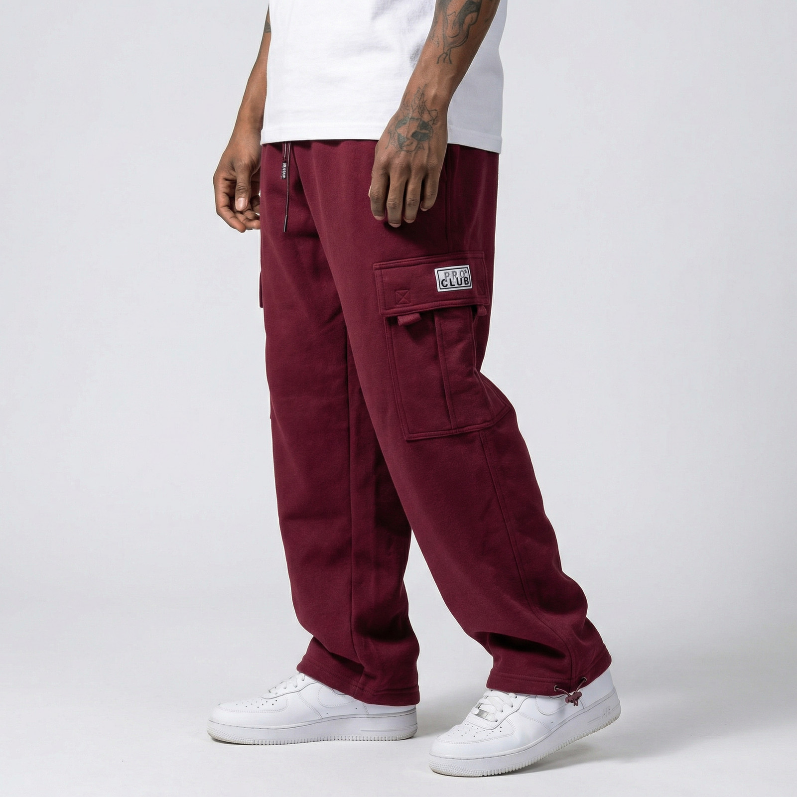 Pro Club Men’s Heavyweight Fleece Cargo Pants