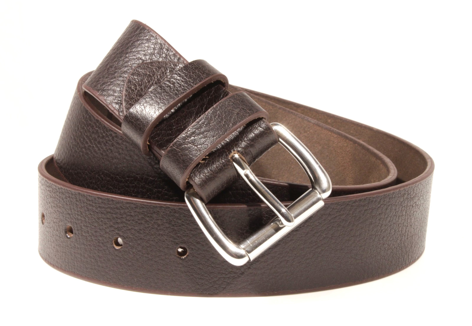 Men’s Genuine Buffalo Leather Belts Jeans Dress Work 1.5″ Made in USA By Amish