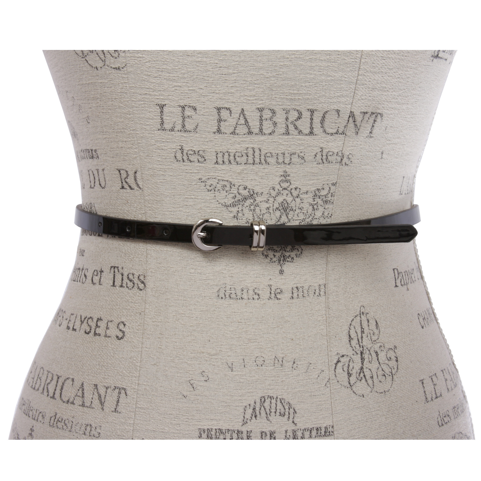 1/2″ inch Patent Leather Skinny Belt