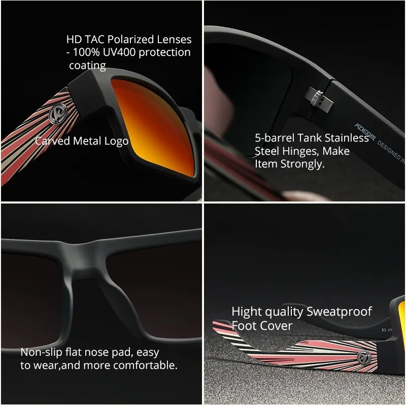 Spy Cyrus Polarized Sunglasses Men Square Unisex Optic Lens Mirrored Outdoor New