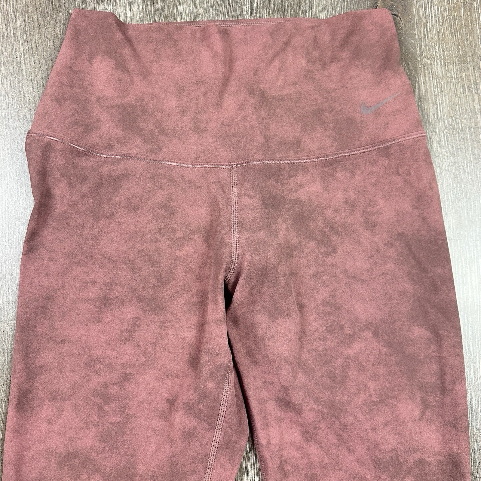 Nike Zenvy Womens High-Waisted 7/8 Leggings Sz S Gentle Support Mauve FN4167-208