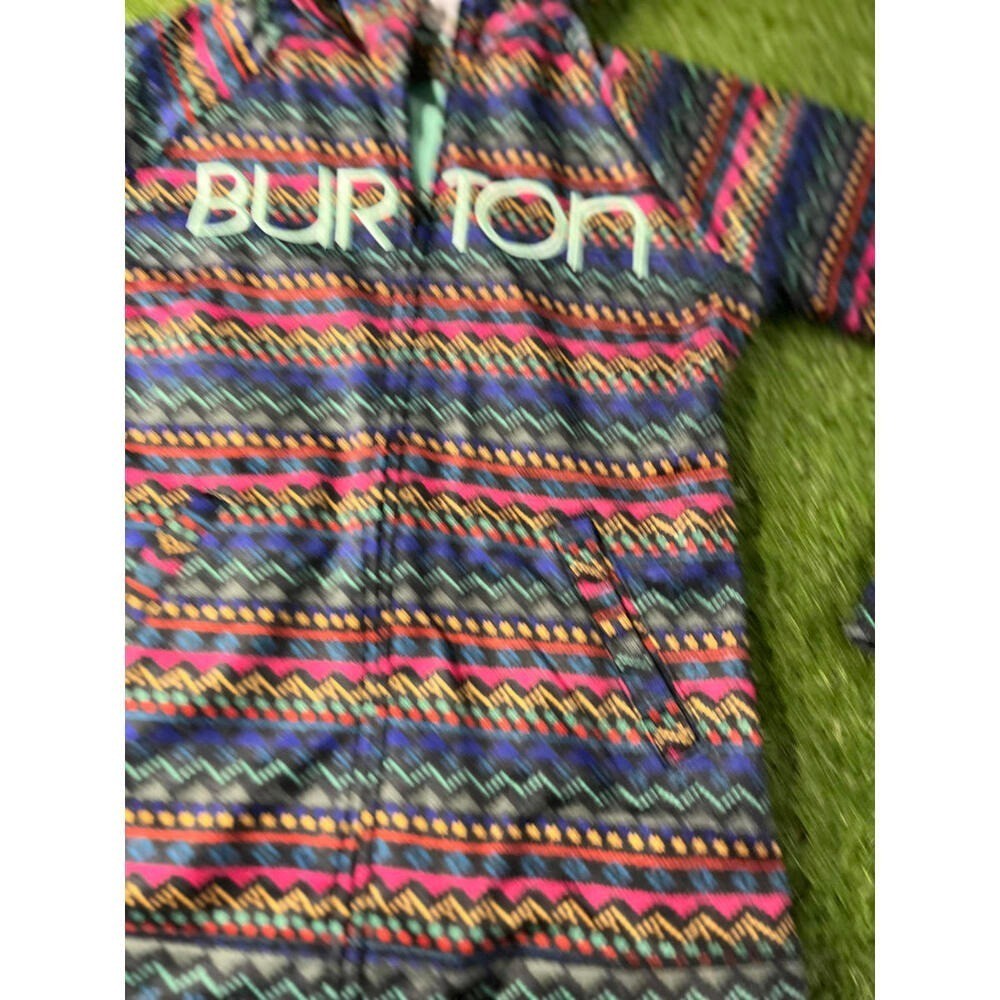 Burton Women’s M Medium Patterned Full-Zip Hoodie Jacket with Hood