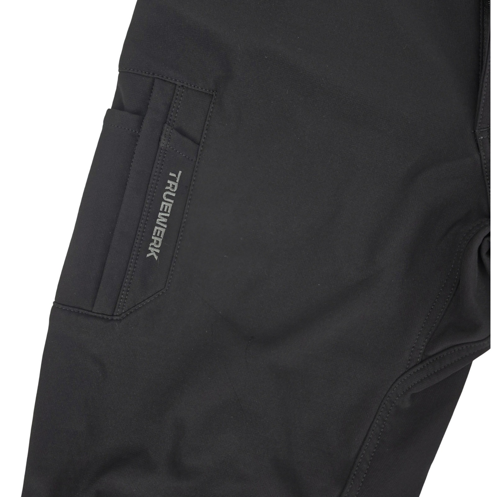 Truewerk T3 Werkpant Men 36 Long Black Fleece Lined Technical Cargo Work Pants