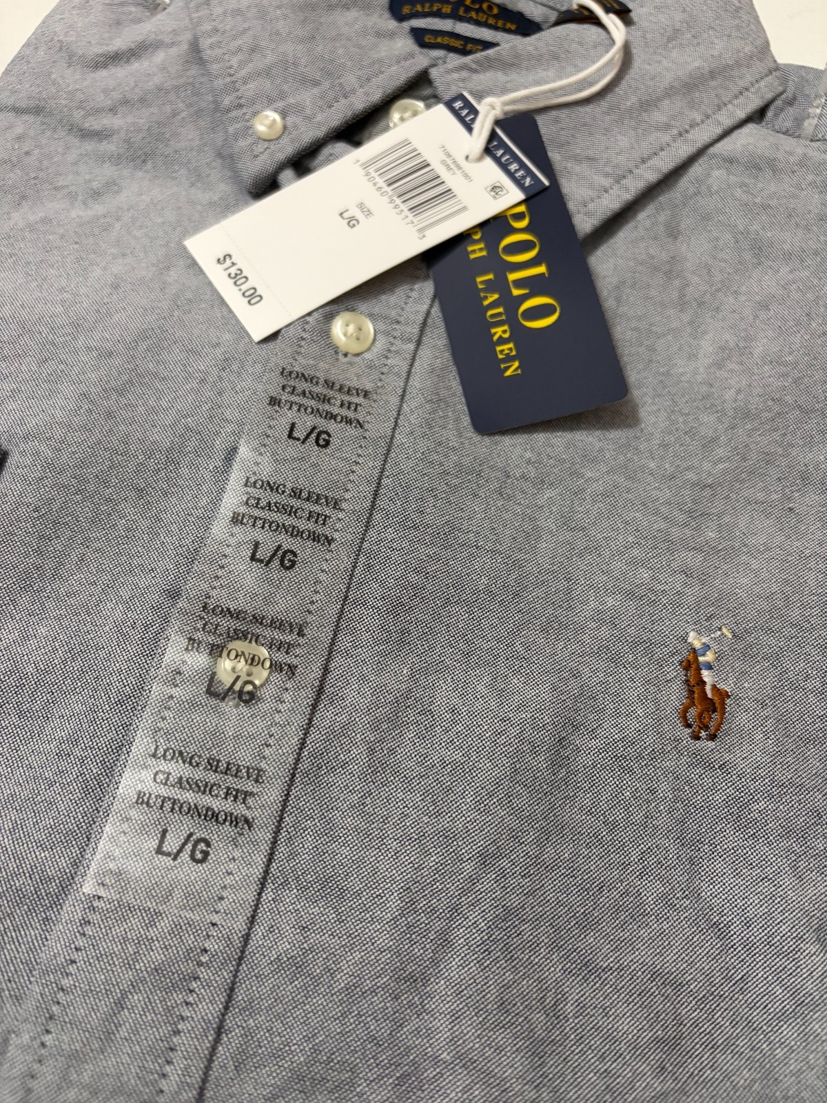 Polo Ralph Lauren The Iconic Oxford Shirt Classic Fit – Retail $130