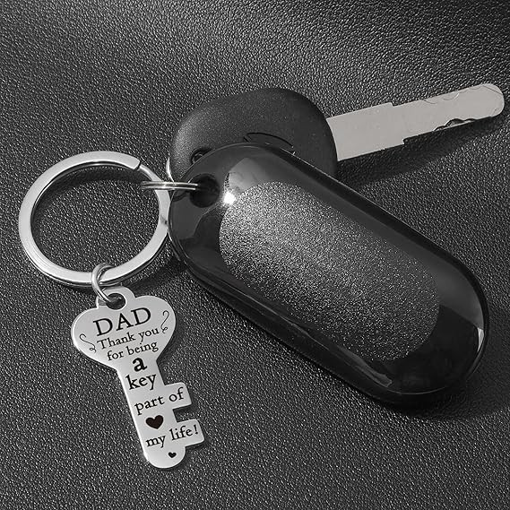 Funny Birthday Gift Ideas for Father’s Day and Anniversaries Key-Shaped Keychain