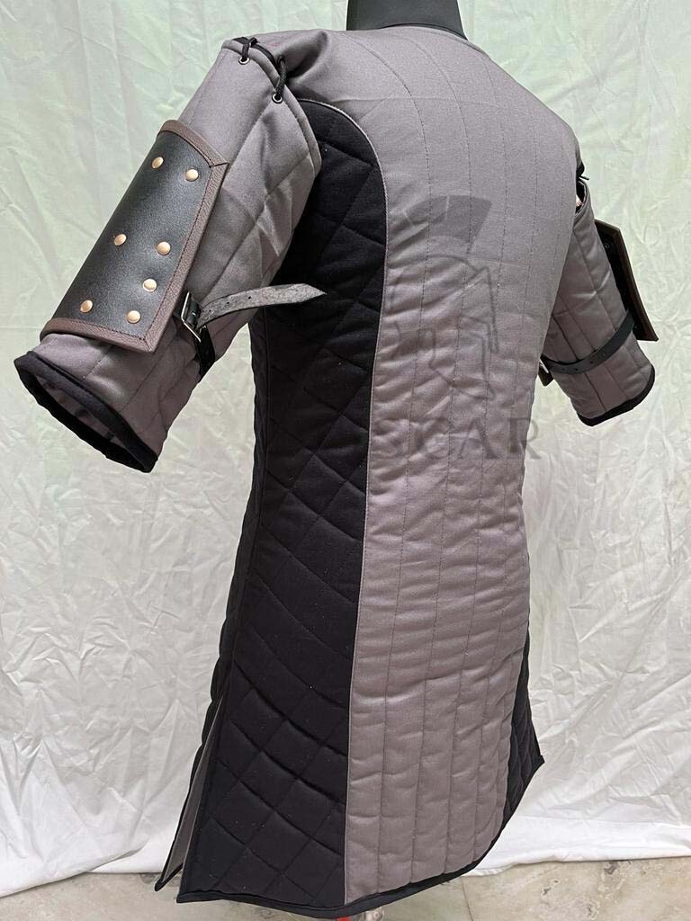 MEDIEVAL GAMBESON ARMOR Costume Gambeson Free Leather Arm | Reenactment Roman