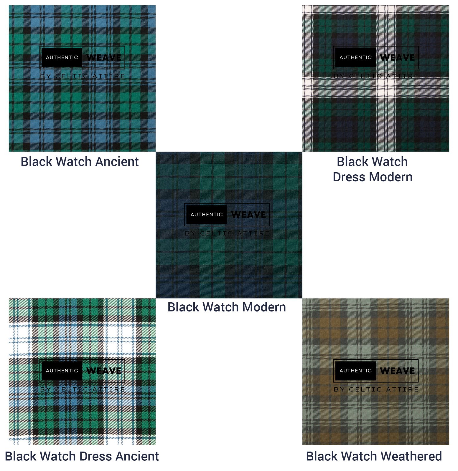 Black Watch Tartan Kilt – 8 Yards – Utility – Hybrid Kilts by Celtic Attire