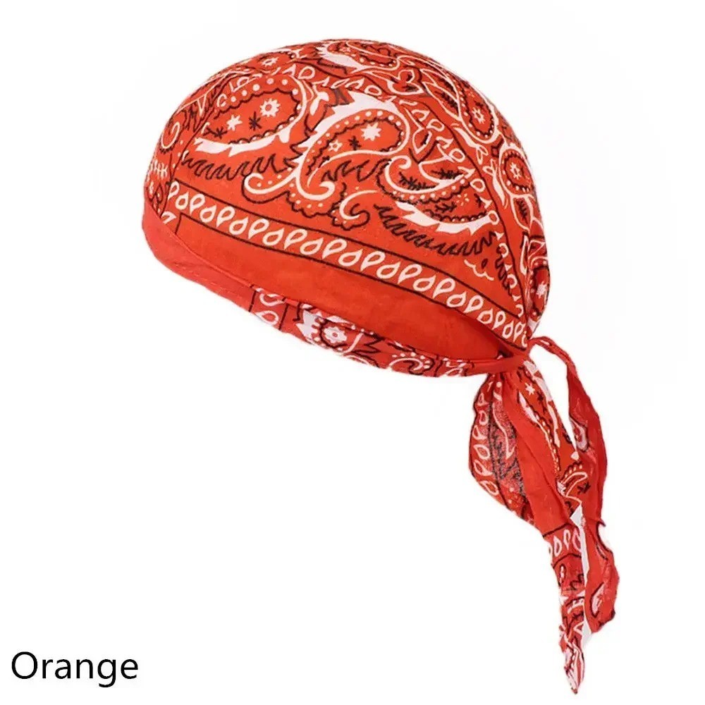 Elastic Motorcycle Wrap Biker Du Bandana Paisley Doo Rag Head Skull Cap Durag US