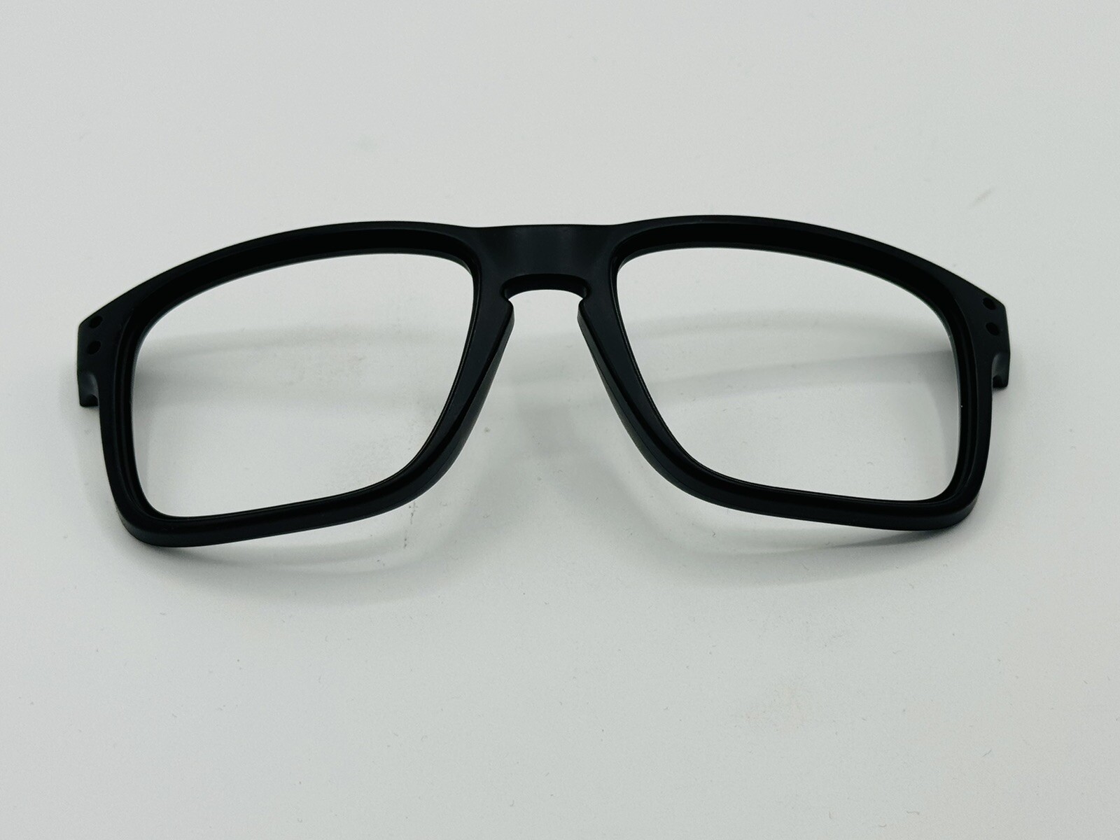 OAKLEY HOLBROOK SUNGLASSES REPLACEMENT FRONT FRAME MATTE BLACK NO ICON OR RIVETS